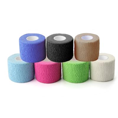 China Porous& breathable& China Wholesale Hand Tearable Supplier Cotton Material Weightlifting Finger Band Light EAB Elastic Adhesive Bandage for sale