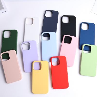 China New Custom Designer Silicone Shockproof Biodegradable Liquid Cell Phone Case Sublimation Phone Case for iphone 13 pro max for sale