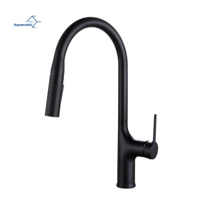 China New Modern Aquacubic Hot Selling Single Handle Pull Down Rv / Home Kitchen Faucet for sale