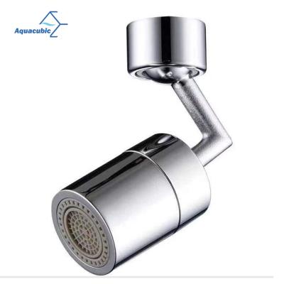 China Needle Free Aquacubic Universal 720 Degree Rotating Splash Filter Faucet Sprayer Waterproof Universal Attachment 2 for sale