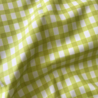 China Waterproof Woven 100% Polyester Microfiber Plaid Printed Fabric For Winter Down Jacket Printing for sale