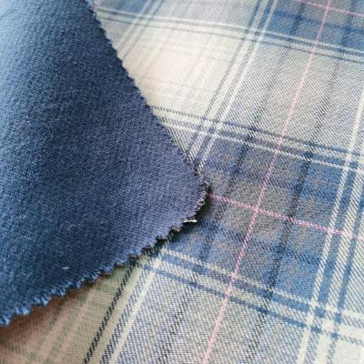 China Anti-UV Woven Cotton 100% Thread Check Double Layer Dyed Face Fabric For Shirt Dress for sale