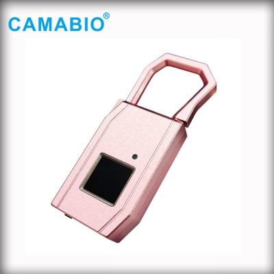 China CAMA-Lucky Star S1 Biometric Zinc Alloy Capacitive 100 Fingerprint Reader Padlock With Embedded Sensor Module for sale