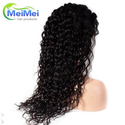 China Water Wave Lace Wigs 100% Indian Virgin Human Hair-Extension-Human Wave Wigs for sale