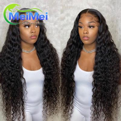 China Curly Deep Wave Hair Wigs Headband Ladies Wholesale Hair Front Lace for sale