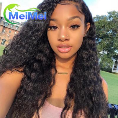 China 100% Silky Straight Wave Cuticle Aligned Natural Virgin Hair Straight Wavy And Curly Lace Front Pre Plucked Hair Wigs for sale