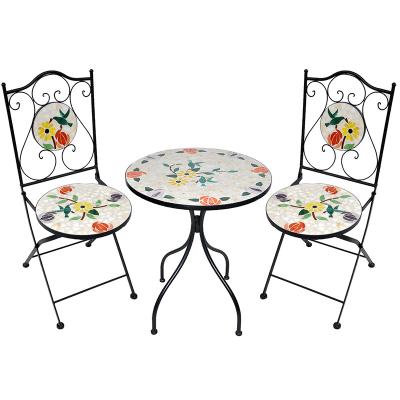 China Patio\Garden\Outdoor Bistros\Restaurant\Bar Garden Mosaic Patio Set Outdoor for sale