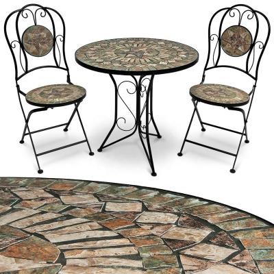 China Patio\Garden\Outdoor Outdoor Balcony\Restaurant\Patio Bar Mosaic Dining Furniture Bistro Cafe Set for sale