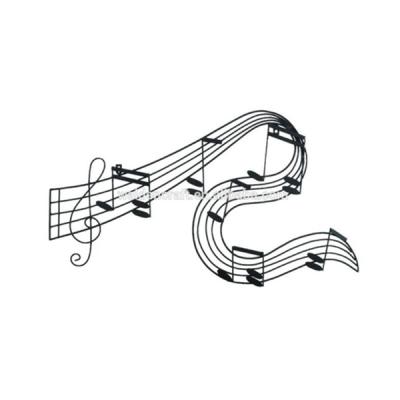 China China Wrought Iron Home Decor Metal Music Wall Art for sale