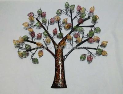 China China Cast Iron Crafts Hanging Decoration Wall Painting Home Decor Wrought Iro Tree for sale