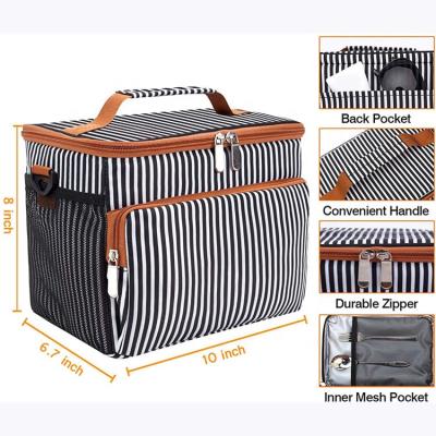 China Custom Large Capacity 600D Oxford Waterproof Outdoor Picnic Insulated Lunch Cooler Bag for sale