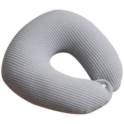 China Sustainable Custom Food Grade EPS Sizing Breathable EPE Cotton Air Layer Fabric Neck Pillow Travel Pillow for sale