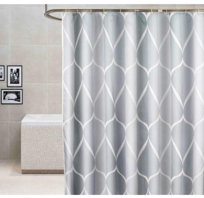 China 2020 Sustainable Amazon Success 71*71 Inch American Printing Premium Polyester Fabric Shower Curtain for sale