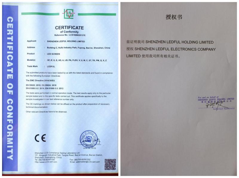 CE - Shenzhen Ledful Electronics Company Limited