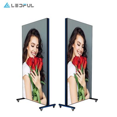 China Innovative INDOOR AND OUTDOOR Mobile LED Light Panel LED Display Poster Board for sale