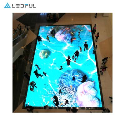 China INDOOR AND OUTDOOR Wedding Interactive LED Floor Screen Dance Floor Advertising LED Display for sale