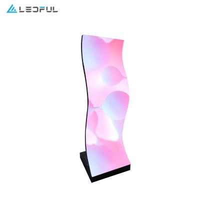 China P2.5 P1.5 P1.2 P1.0 P0.9 4K 8K LED HD Indoor Full Color Flexible Display for sale