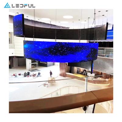 China High Brightness LED INDOOR AND OUTDOOR Flexible Screen 4000Nit P4 P5 SMD HD Outdoor LED Display for sale