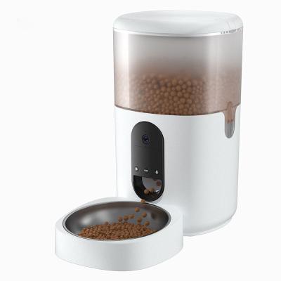 China Automatic Pet Feeder WiFi Automatic Pet Feeder Smart Pet Bowl Feeder With Camera for sale