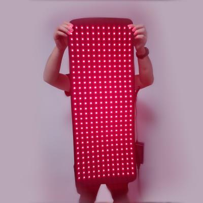 China AZURE BIG Infrared Dye Removal Therapy Far Infrared Slim Body Wrap Led Light Device Women Worry Wrap Shake Off Womb Fat Loss Belt Hot for sale