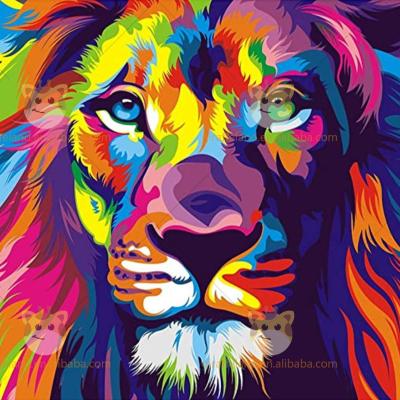 China Custom Style 5D Diy Diamond Painting American Style Oil Cloth Canvas Wall Art Home Decor Animal American Style Wholesale Kits for sale