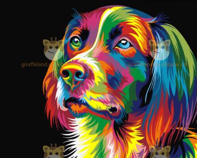 China Home Drill Diy 5d Diamond Painting Handwork Round Diamond Painting Style Pictures Kit Custom Pet Dog Scenery American Rhinestone Decoration for sale