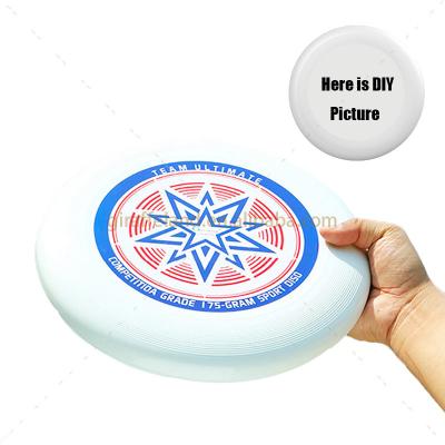 China Toy Game Customized Sublimation Printing 175 gram Flying Disc Sports Straight Outdoor Disc Toy Can Be Used In Contests for sale