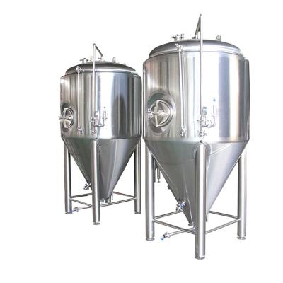 China Conical Brewery Beer Fermenter Craft Beer Brewing Equipment For Beer Bar Fermentation Lid for sale