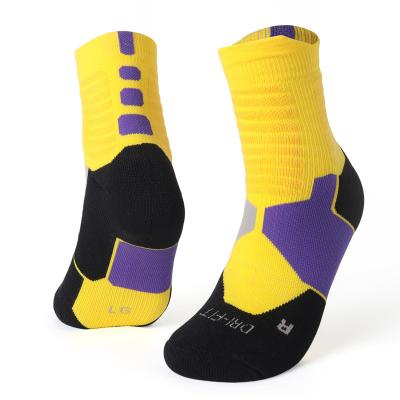 China FREE SAMPLE Wholesale Custom Sports White Breathable For Men's Crew Logo Cotton Color Black Ribbed Knock Off High Quality OEM Athletic Sports Socks for sale