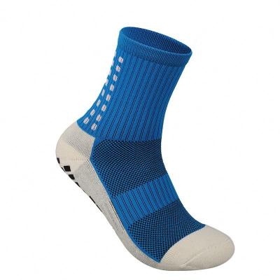 China Breathable Multi-choice Terry Grip Mens Soccer Socks Anti Slip Sport Football Socks for sale