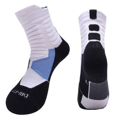 China OEM High Quality Low MOQ Men's Breathable Dress Socks Custom Cotton Crew Socks Embroidery Design Sport Sport Socks for sale