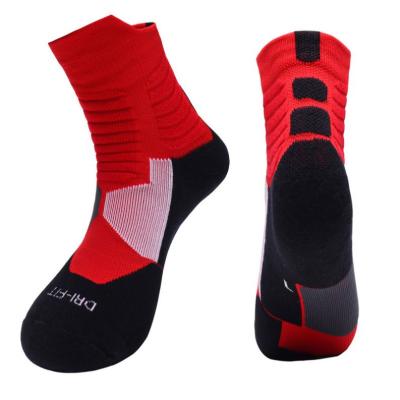 China OEM KT-1 Aircrew Breathable Calcetines Customize Knitted Embroidered Design Custom Logo Cotton Sport Athletic Socks for sale