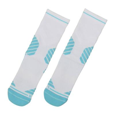 China Low MOQ Crew Digital Print Polyester Winter White Breathable Sporty Sublimation Socks for sale