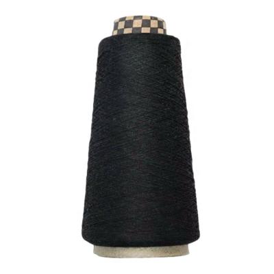 China Type 7%new Anti-bacteria 93% Soft Antistatic Black Cotton Blend Synthetic Fiber Acrylic Viscous Yarn With Japan Amazon Technology for sale