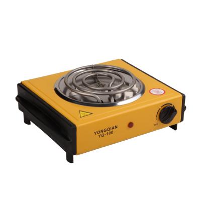 China Hot Selling Single Burner Electric Stove With Single Coil Coil Dish Hot Plate Coil Electric Single Spiral Stove 1000W YQ-100A-2 for sale