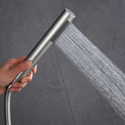 China Without Hot Needle Turned Design 304 Stainless Steel High Pressure Hand Held Rain Shower Head High Pressure for sale