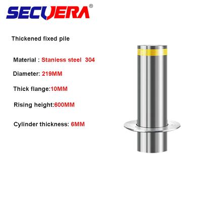 China 304stainless stainless steel diameter 168mm 219mm anti-crash fixed bollard bollard for traffic control zu verkaufen