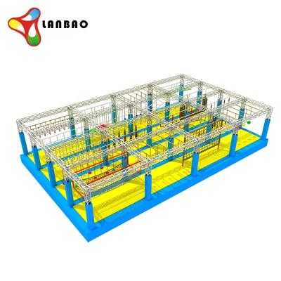 China American Indoor Playground Equipment Adults Adventure Obstacle Course Ninja Warrior For Sale CUSTOMIZED for sale