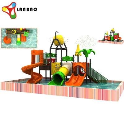 China Large Eco - Friendly Plastic Water Park Playground Equipment / Water Outdoor Playground for sale