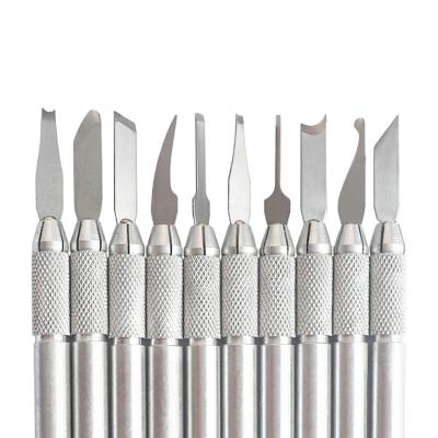 China 10pcs/set Wax Carving Tools Jewelry Making Tools For Waxing Carving Knife 140mm for sale