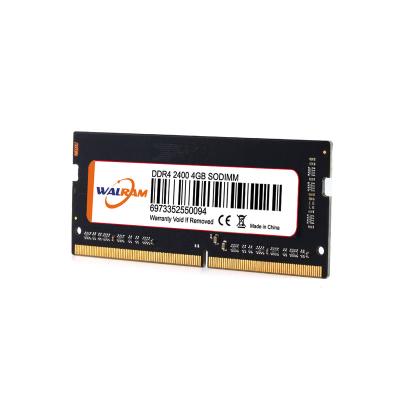 China OEM/ODM Accept Walram Ram Notebook Memory Module 4GB DDR4 2400 MHz PC4-19200 1.2V OEM Lifetime Warranty for sale