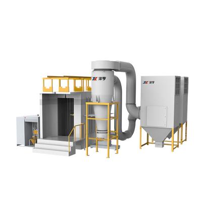 China Fast Shipping Factory Horizontal Best Powder Coating Machine Electrostatic Industrial Powder Spray Coating Booth for sale