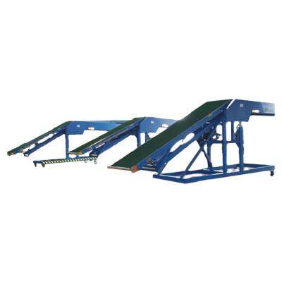 China Shanghai Muxiang Gravity Conveyor Truck Belt Conveying Machine Conveying Machine Shanghai Muxiang High Chassis Conveyor Machine for sale