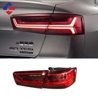 China Automotive Parts & Accessories Upgrade LED Tail Lights Smoke Tail Light For AUDI A6 A6L C7 PA Sequential Synth For AUDI A6 A6L C7 PA for sale