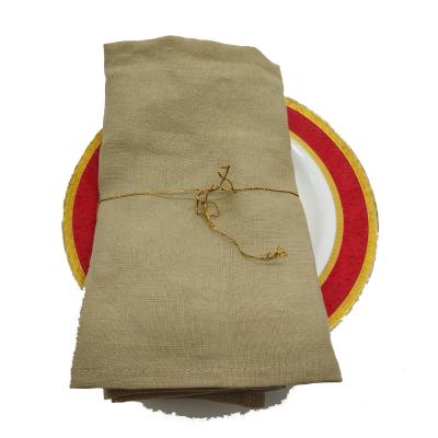 China Napkin Set Color Party Dinner Cocktail Luxury Restaurant Christmas Wedding One Hundred Linen Napkins for sale