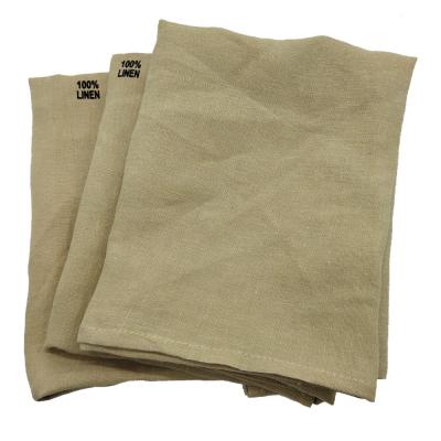 China Wholesale Home Folding Design 20 Inch Linen Napkin Plain Hotel Dinner Wedding Table Napkins for sale