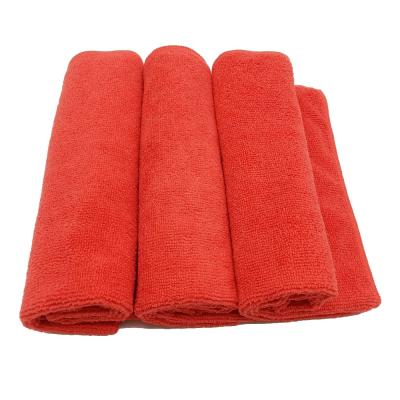 China Runtu QUICK DRY Scratch Free Towels Microfiber Towels Car Polishing Custom Printed Cleaning Towels Clean Cloth for sale