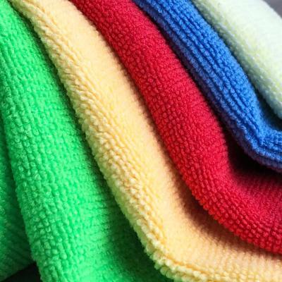 China QUICK DRY Microfiber Towel Car Cloth Warp Kitchen Towel Microfiber Weft Knitting Cleaning Cloth for sale