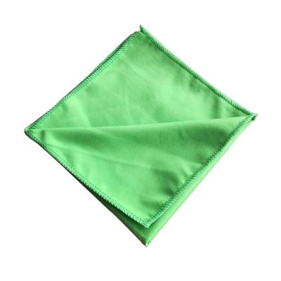 China Sale Car Suede Fabric Manufacturer Cost Price High Quality Microfiber Polish Glass Towel QUICK DRY for sale