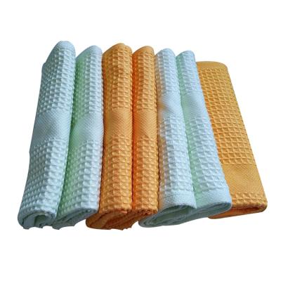 China Hebei RunTu Microfiber Dish Cloth Table Clean Towel QUICK DRY Kitchen Towel For Kitchen Dutch Waffle Tea Towel for sale